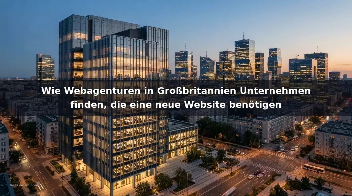 Wie Webagenturen in Großbritannien Unternehmen finden, die eine neue Website benötigen