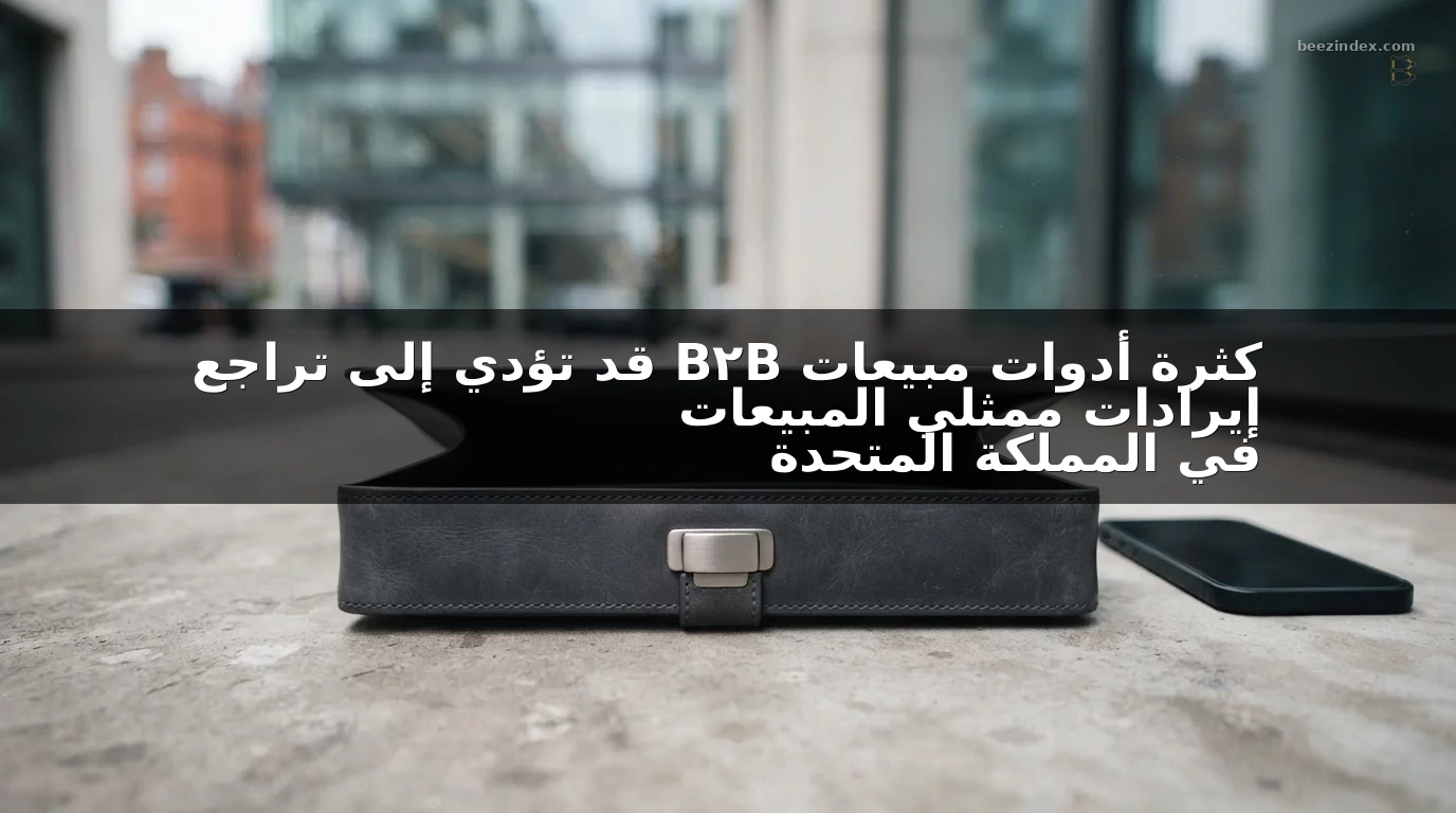 كثرة أدوات مبيعات B2B قد تؤدي إلى تراجع إيرادات ممثلي المبيعات في المملكة المتحدة