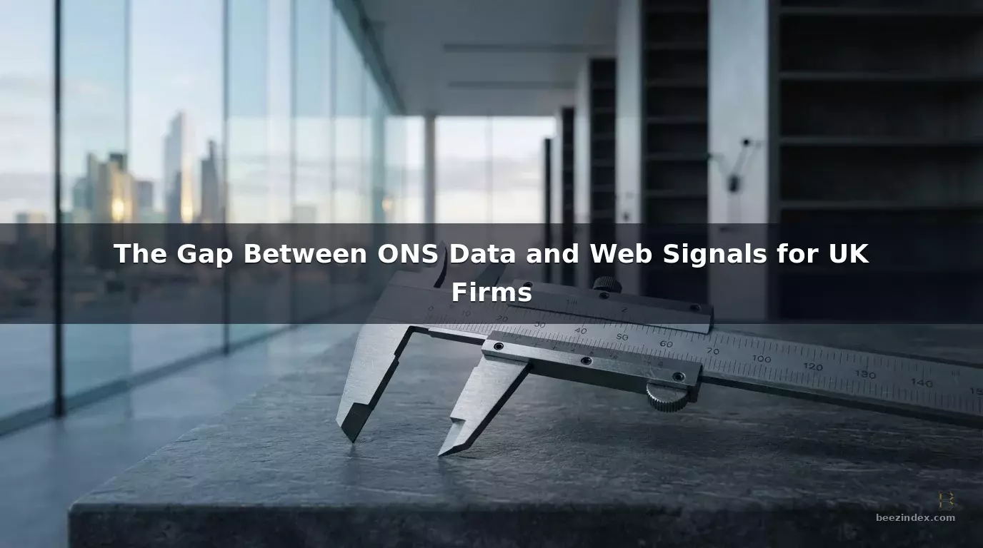 The Gap Between ONS Data and Web Signals for UK Firms