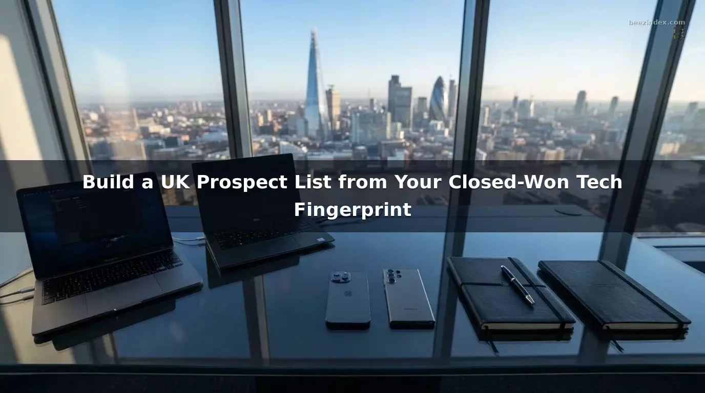Build a UK Prospect List from Your Closed-Won Tech Fingerprint