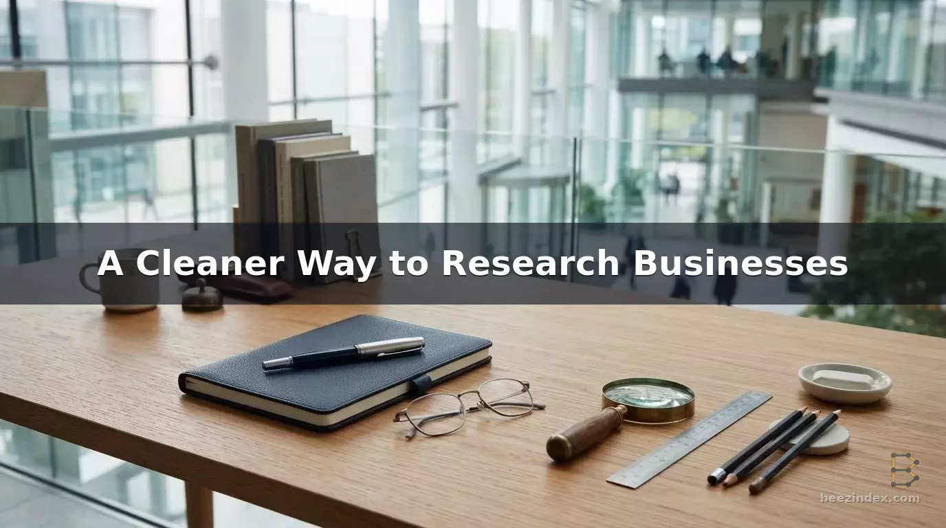 A Cleaner Way to Research Businesses