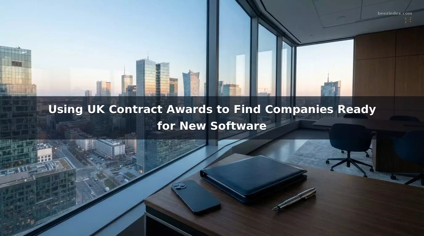 Using UK Contract Awards to Find Companies Ready for New Software