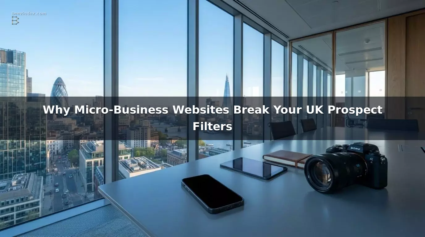 Why Micro-Business Websites Break Your UK Prospect Filters
