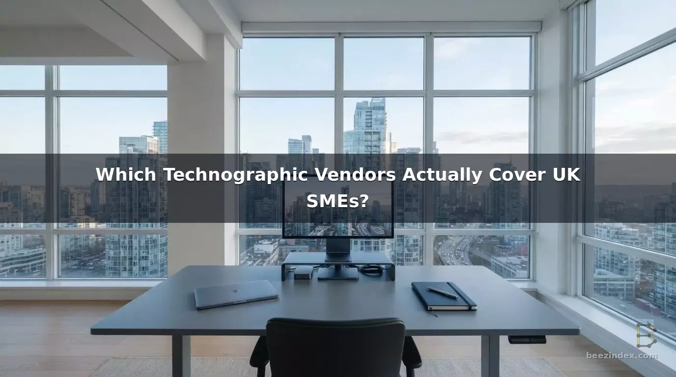 Which Technographic Vendors Actually Cover UK SMEs?